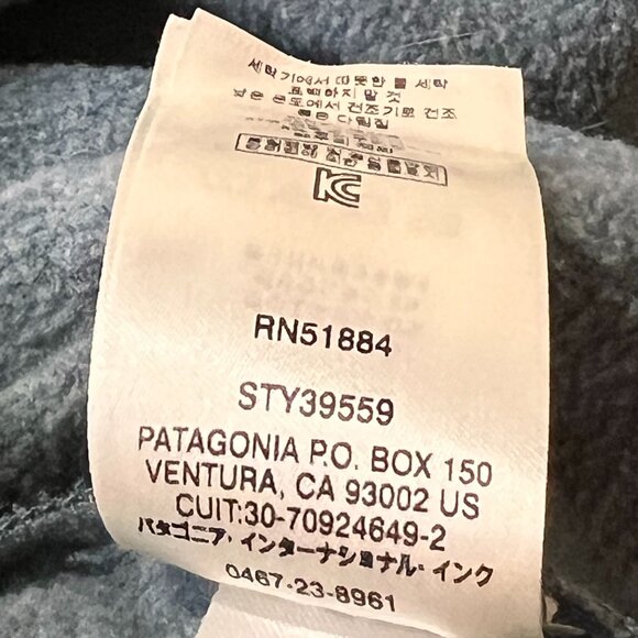 Patagonia Live Simply Gray Crewneck Sweatshirt Recycled Womens L Camping Outdoor - Picture 8 of 11